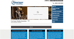 Desktop Screenshot of powerteamconsulting.com