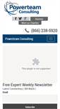 Mobile Screenshot of powerteamconsulting.com